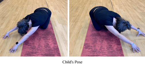 childs pose - yoga for cancer patients