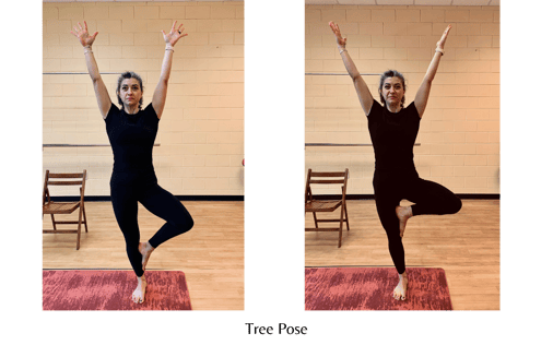 tree pose - yoga for cancer patients